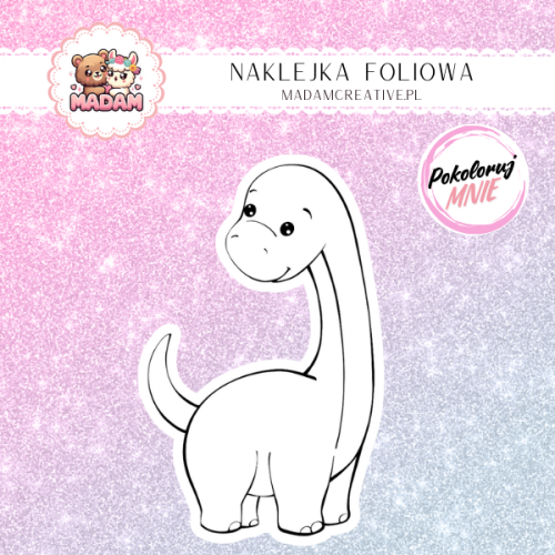 naklejka-do-kolorowania-dla-dzieci-dinozaur-prehistoria-madam-creative.