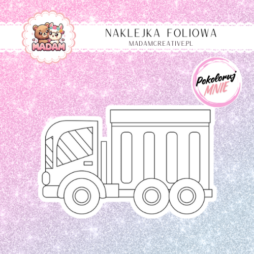 naklejka-do-kolorowania-dla-dzieci-ciezarowka-madam-creative