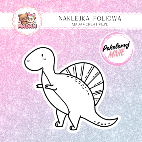 naklejka-do-kolorowania-dla-dzieci-dinozaur-madam-creative.