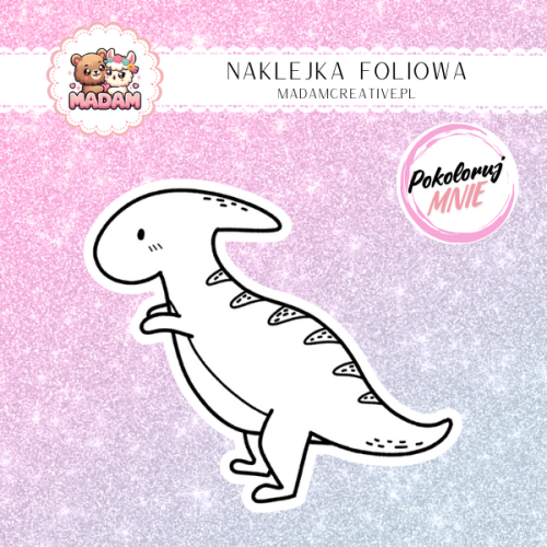 naklejka-do-kolorowania-dla-dzieci-dinozaur-madam-creative.