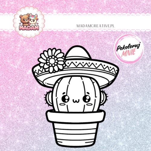 naklejka-do-kolorowania-dla-dzieci-kaktus-madam-creative