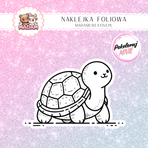 naklejka-do-kolorowania-dla-dzieci-zolw-madam-creative.