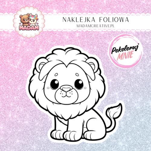 naklejka-do-kolorowania-dla-dzieci-lew-krol-madam-creative