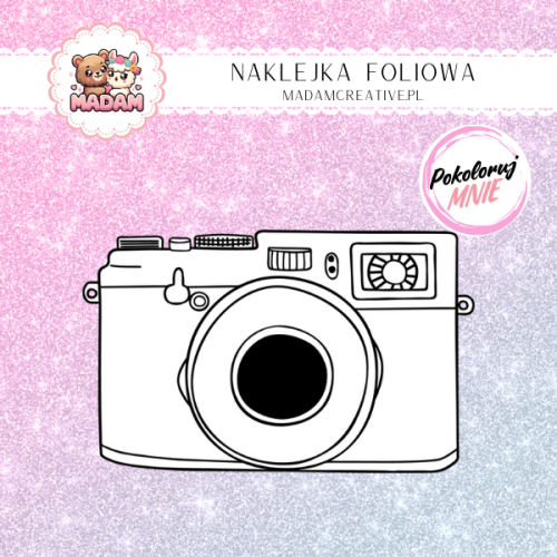 naklejka-do-kolorowania-dla-dzieci-aparat-retro-madam-creative.