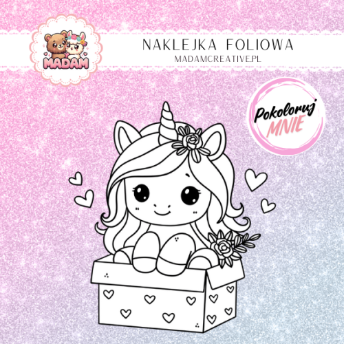 naklejka-do-kolorowania-dla-dzieci-unicorn-w-pudelku-madam-creative