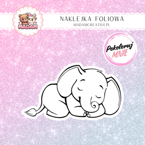 naklejka-do-kolorowania-dla-dzieci-slon-spi-madam-creative