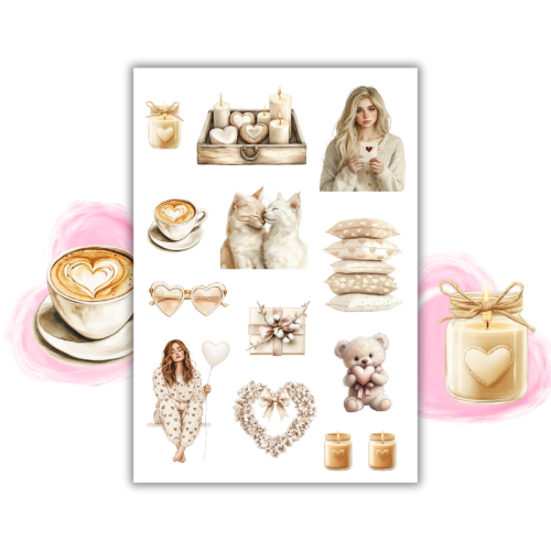 Naklejki Foliowe 13x19 Cozy Valentine – Madam Walentynkowe Inspiracje 2