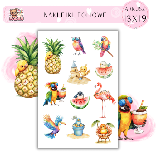 naklejki-foliowe-13x19-zwariowane-letnie-ptaki-kolorowe-madam-creative