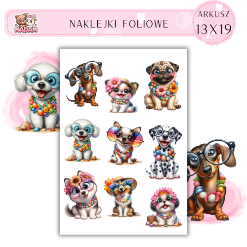 naklejki-foliowe-13x19-pieski-na-tropikalnych-wakacjach-palmy-madam-creative