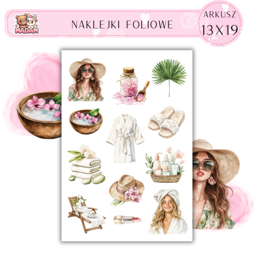 naklejki-foliowe-13x19-wakacje-w-spa-relaks-maseczki-madam-creative