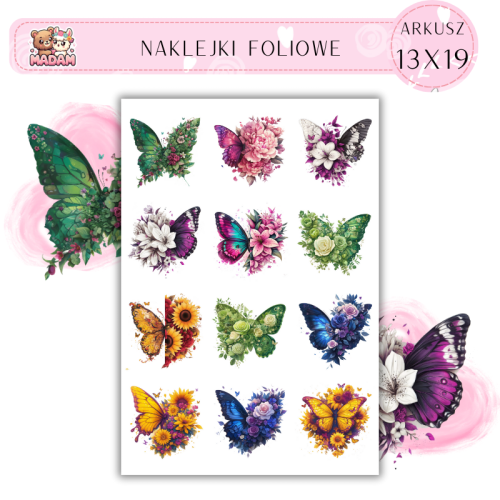 naklejki-foliowe-13x19-motyle-kwiaty-pastelowe-barwy-madam-creative
