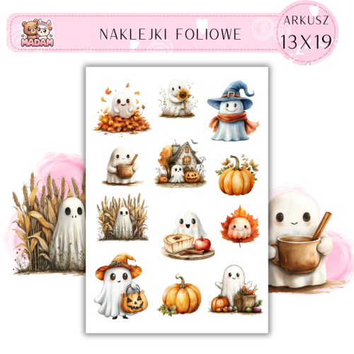 naklejki-foliowe-13x19-halloweenowe-duszki-jesien-dynie-liscie-strachy-madam-creative