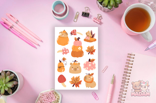 naklejki-foliowe-13x19-autumn-capybara-madam-creative-5907080288111-2