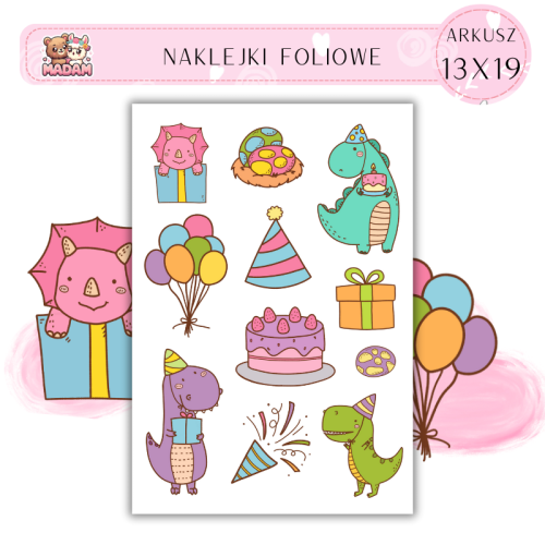 naklejki-foliowe-13x19-urodziny-dinozaur-madam-creative-5907080287695-1