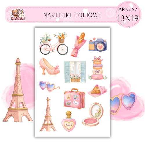 naklejki-foliowe-13x19-rozowy-paryz-wieza-eiffla-madam-creative-5907080287619-1