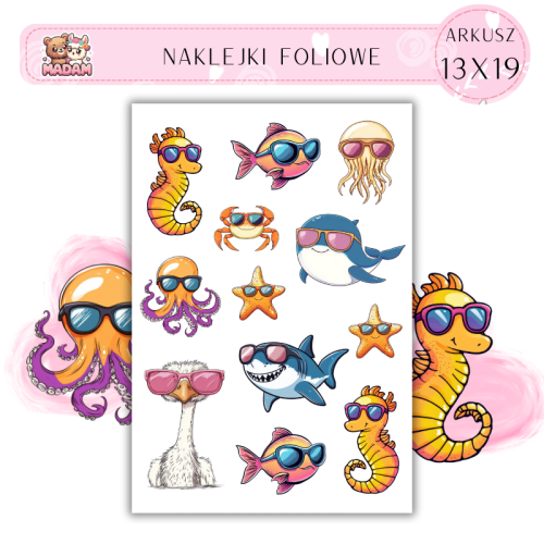 naklejki-foliowe-13x19-zwierzeta-morskie-okulary-madam-creative-5907080287268-1