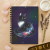Notes A5 w kropki 80 kartek Kot Galaxy Nocne Niebo MaDam Creative