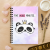 Notes A5 w kropki 80 kartek Panda Five More Minutes MaDam Creative
