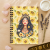 Notes A5 w kropki 80 kartek Dziewczyna w Słonecznikach Boho MaDam Creative