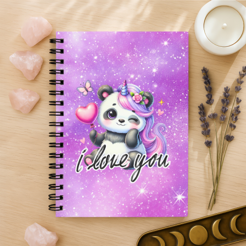 Notes A5 w kopki 80 kartek Panda I Love You Serduszko MaDam Creative