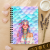 Notes A5 w kratkę 80 kartek Dziewczyna Boho Różowe Włosy MaDam Creative