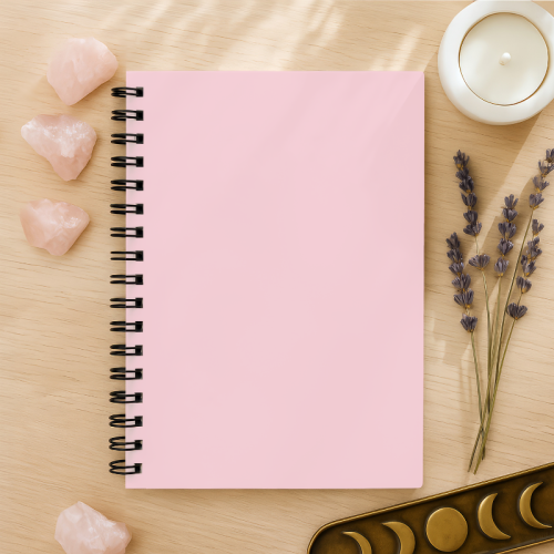 Notes A5 gładki 80 kartek Jednokolorowy Pastelowy Róż MaDam Creative