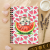 Notes A5 w kratkę 80 kartek Kot z Arbuza Owocowy Pastelowy MaDam Creative
