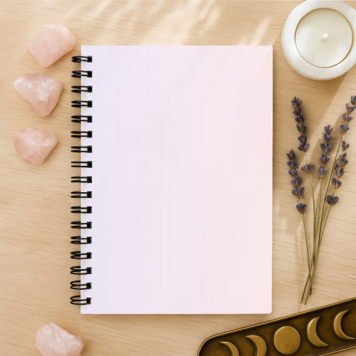 Notes A5 w kratkę 80 kartek Gradient Pastelowy Różowo-Lawendowy MaDam Creative