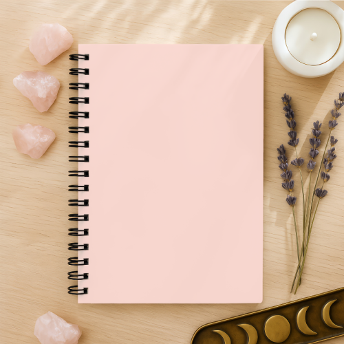 Notes A5 w kropki 80 kartek Jednokolorowy Pastelowy Brzoskwiniowy MaDam Creative