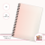 Notes A5 gładki 80 kartek Gradient Pastelowy Brzoskwiniowo-Kremowy MaDam Creative