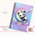 Notes A5 w kratkę 80 kartek Panda Sweet Dreams Księżyc MaDam Creative