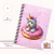 Notes A5 gładki 80 kartek Piesek Jednorożec Donut Różowy 2 MaDam Creative