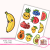 Naklejki foliowe 13x19 Kawaii Owoce MaDam Creative
