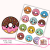 Naklejki foliowe 13x19 Kawaii Donuty MaDam Creative