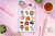 Naklejki foliowe 13x19 Kawaii Przyjaciele z Farmy MaDam Creative