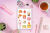 Naklejki foliowe 13x19 Kawaii Jedzonko MaDam Creative