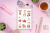 Naklejki foliowe 13x19 Kawaii Święta Bożego Narodzenia MaDam Creative