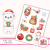 Naklejki foliowe 13x19 Kawaii Święta MaDam Creative