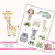 Naklejki foliowe 13x19 Safari MaDam Creative