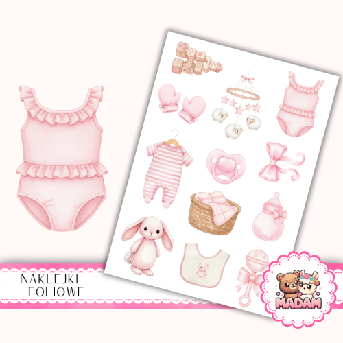 Naklejki foliowe 13x19 Dziewczęcy Pokój Boho vol. 2 MaDam Creative