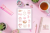 Naklejki foliowe 13x19 Dziewczęcy Pokój Boho vol. 2 MaDam Creative