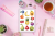 Naklejki foliowe 13x19 Jedzenie Kawaii vol. 5 MaDam Creative