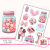 Naklejki foliowe 13x19 Kawaii Walentynki MaDam Creative