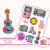 Naklejki foliowe 13x19 Retro Groovy vol. 2 MaDam Creative