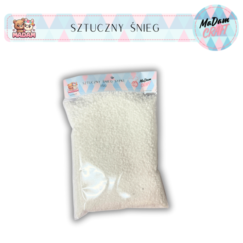 Sztuczny śnieg sypki 15g, MaDam Creative