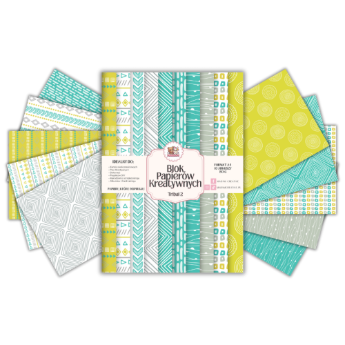 Blok Papierów Kreatywnych Tribal 2 – do Scrapbookingu i Journalingu MaDam Creative