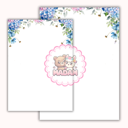 Papeteria ozdobna A4 z kopertami – zestaw Czysta klasyka  MaDam Creative