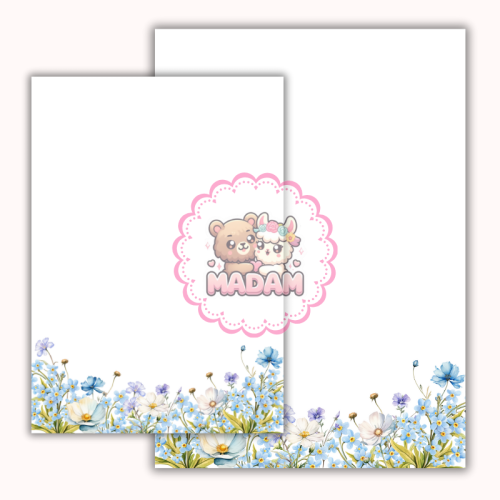 Papeteria ozdobna A4 – papier listowy Letnia bryza MaDam Creative