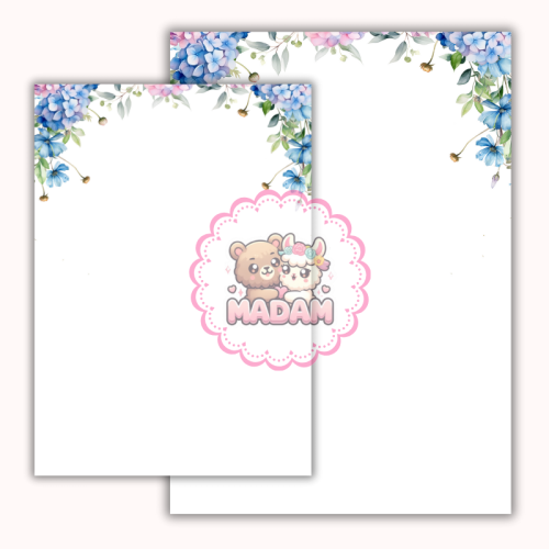 Papeteria ozdobna A4 – papier listowy Czysta klasyka MaDam Creative
