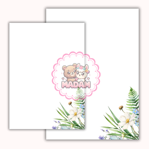 Papeteria ozdobna A4 – papier listowy Spokojna łąka MaDam Creative